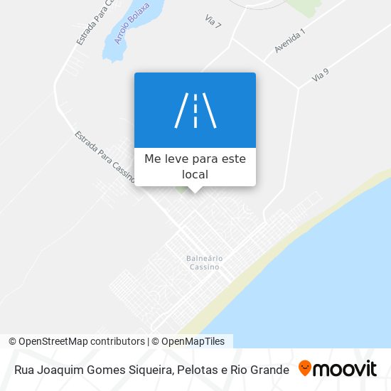 Rua Joaquim Gomes Siqueira mapa