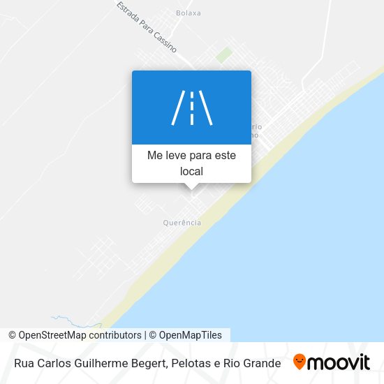 Rua Carlos Guilherme Begert mapa