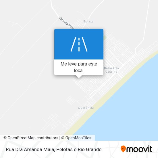 Rua Dra Amanda Maia mapa