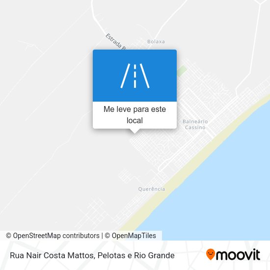 Rua Nair Costa Mattos mapa
