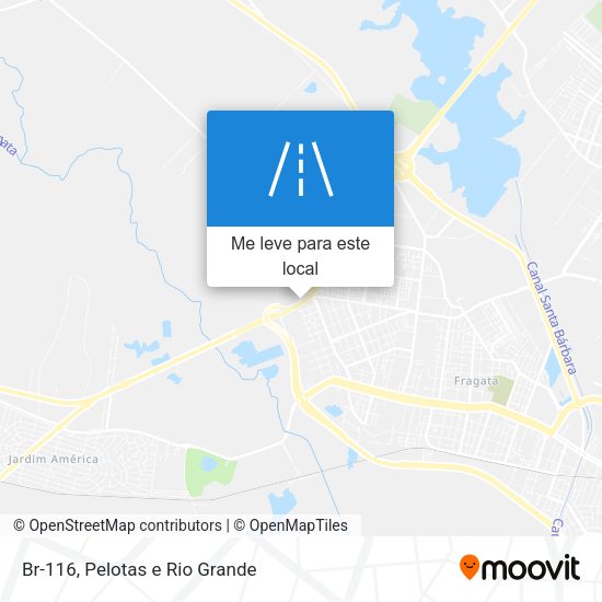 Br-116 mapa