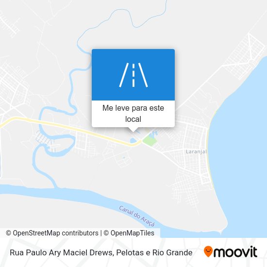 Rua Paulo Ary Maciel Drews mapa