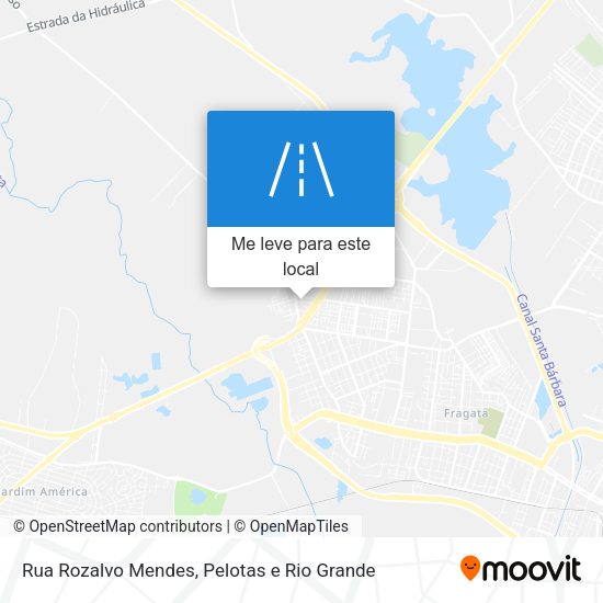 Rua Rozalvo Mendes mapa