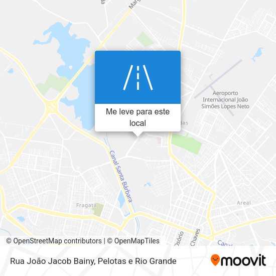Rua João Jacob Bainy mapa