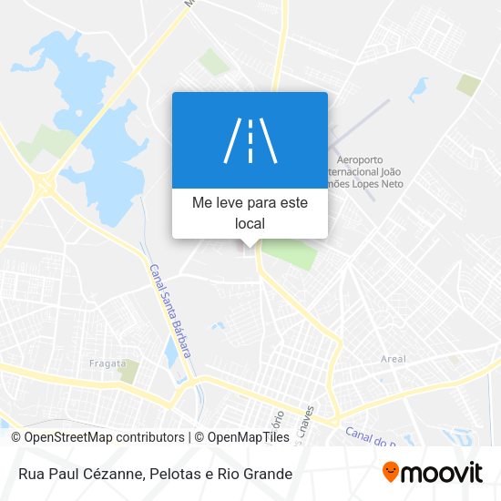 Rua Paul Cézanne mapa