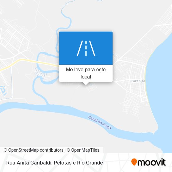 Rua Anita Garibaldi mapa