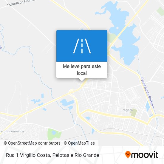 Rua 1 Virgilio Costa mapa