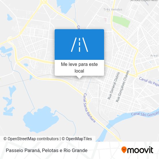 Passeio Paraná mapa