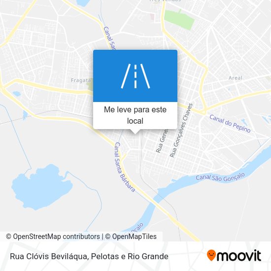 Rua Clóvis Beviláqua mapa