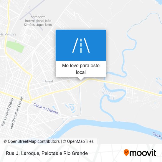 Rua J. Laroque mapa