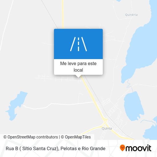 Rua B ( Sítio Santa Cruz) mapa