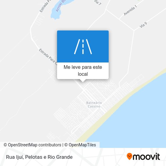 Rua Ijuí mapa