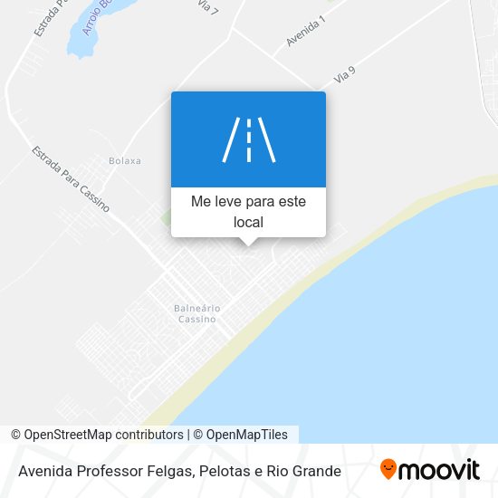 Avenida Professor Felgas mapa
