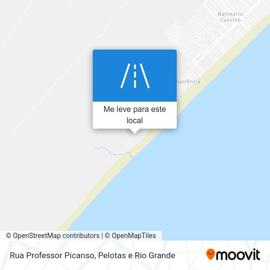 Rua Professor Picanso mapa