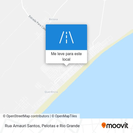 Rua Amauri Santos mapa