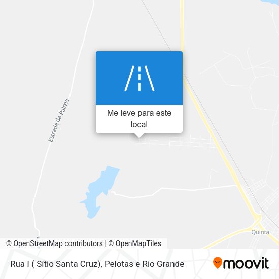 Rua I ( Sítio Santa Cruz) mapa