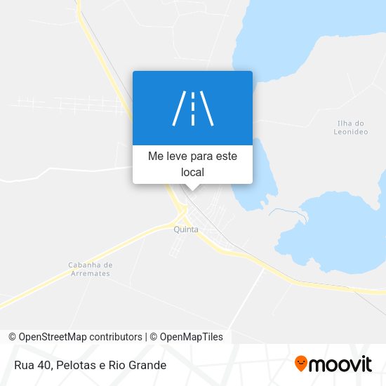 Rua 40 mapa