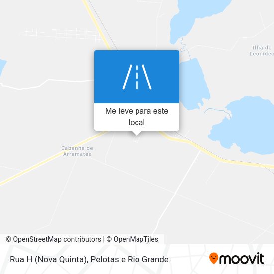 Rua H (Nova Quinta) mapa
