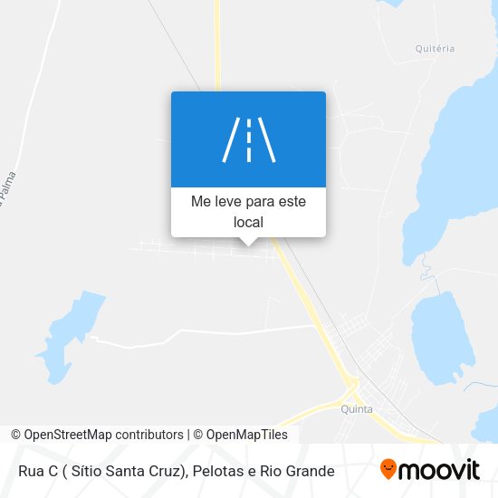Rua C ( Sítio Santa Cruz) mapa