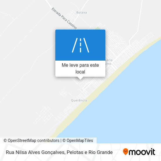 Rua Nilsa Alves Gonçalves mapa