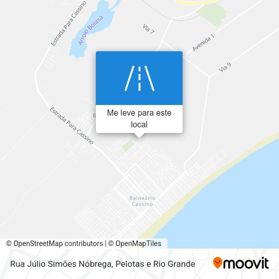 Rua Júlio Simões Nóbrega mapa