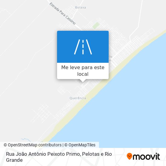 Rua João Antônio Peixoto Primo mapa