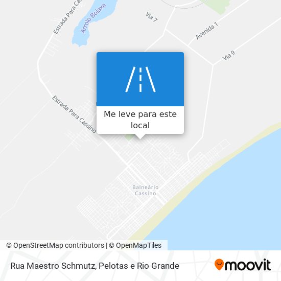 Rua Maestro Schmutz mapa