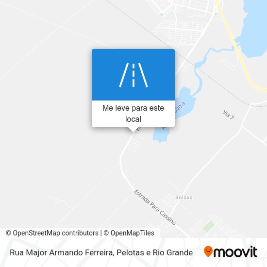 Rua Major Armando Ferreira mapa