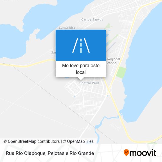 Rua Rio Oiapoque mapa