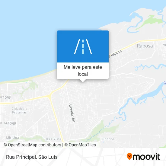 Rua Principal mapa
