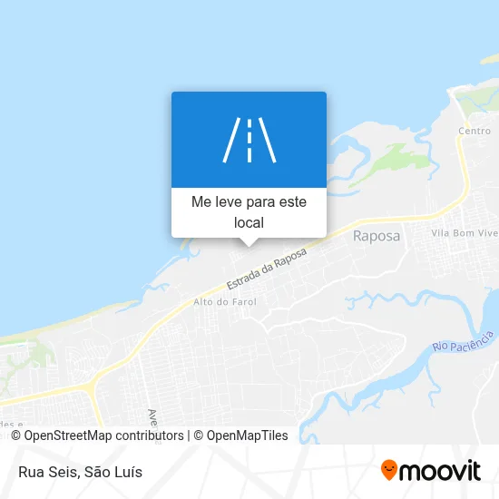 Rua Seis mapa