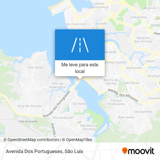 Avenida Dos Portugueses mapa