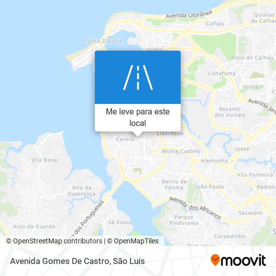 Avenida Gomes De Castro mapa