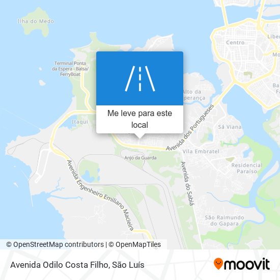 Avenida Odilo Costa Filho mapa