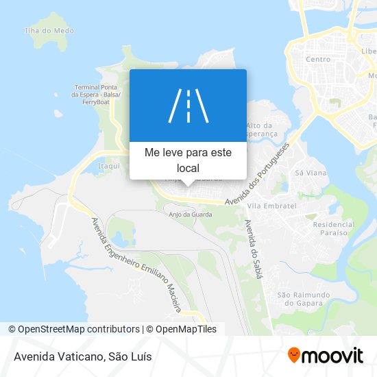 Avenida Vaticano mapa