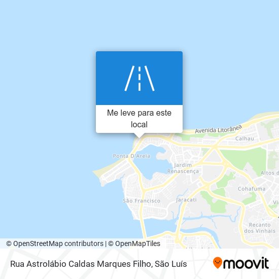 Rua Astrolábio Caldas Marques Filho mapa