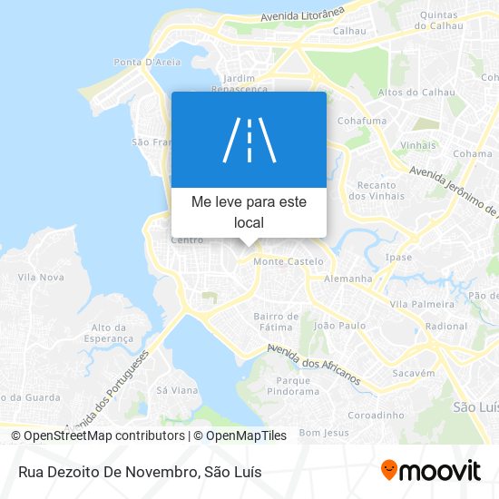 Rua Dezoito De Novembro mapa