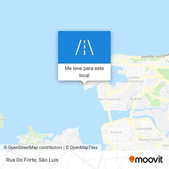 Rua Do Forte mapa