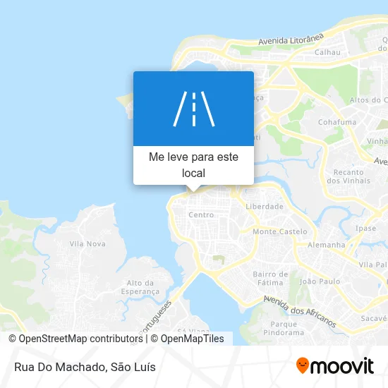 Rua Do Machado mapa