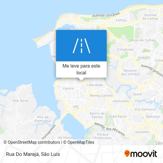 Rua Do Marajá mapa
