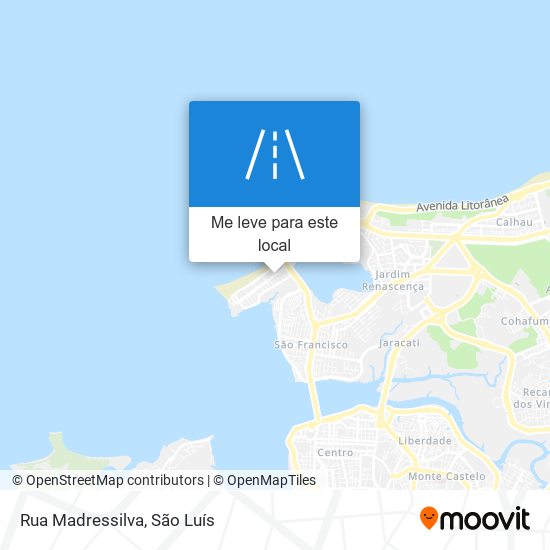 Rua Madressilva mapa