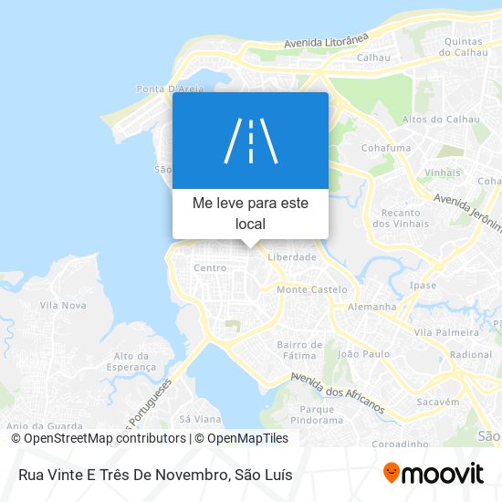 Rua Vinte E Três De Novembro mapa