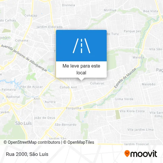 Rua 2000 mapa