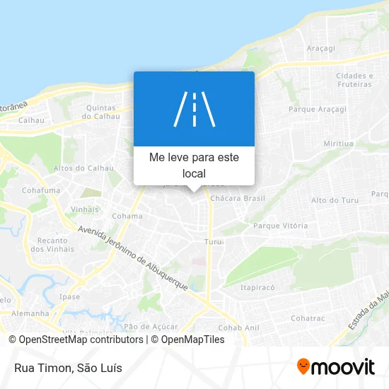 Rua Timon mapa