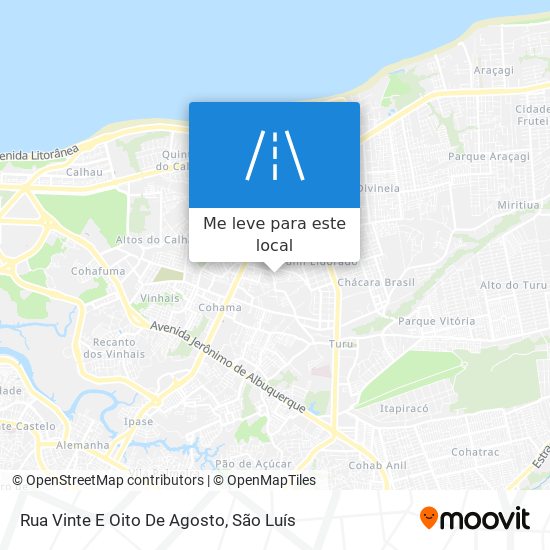 Rua Vinte E Oito De Agosto mapa