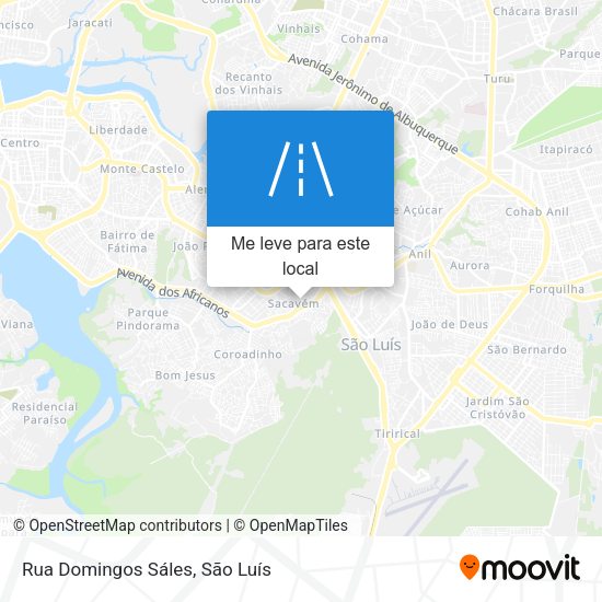 Rua Domingos Sáles mapa