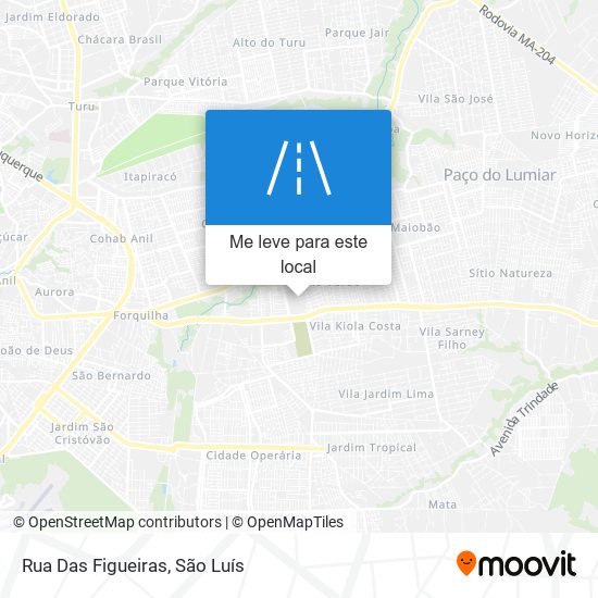 Rua Das Figueiras mapa