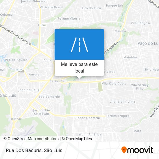 Rua Dos Bacuris mapa