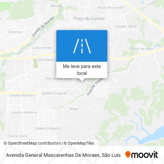 Avenida General Mascarenhas De Moraes mapa