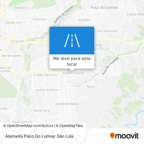 Alameda Paco Do Lumiar mapa